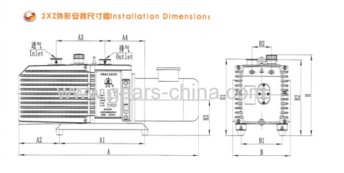 Long Life  Single Stage double stage Rotary Vane Vacuum Pump