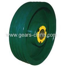 flat belt pulley made in china