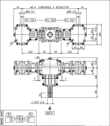 Cast&Forged customized gearbox for agricultural machinery
