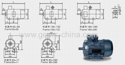22kw 380v Taiwan brand Permanent Magnet TYGZ Synchronous ac servo motor