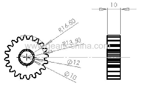 Customized high precision planetary gearbox spur steel gear