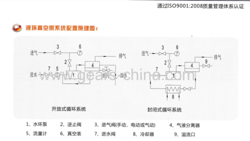 single stage liquid ring Chinese vacuum pump