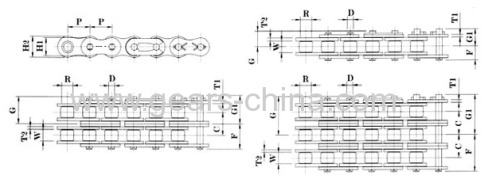 Roller Chain Short pitch precision roller chains (A series)
