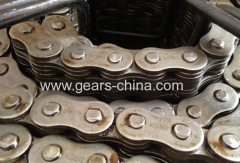12A duplex roller chains with attachment