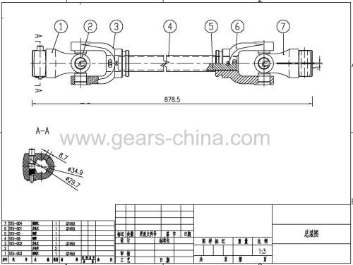 farm tractor drive shafts with CE Certificated