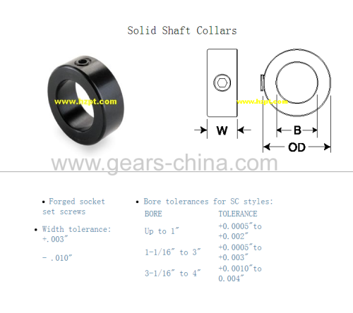 Solid Shaft Collar(Metric Series-MSC-14)