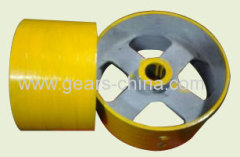 china manufacturer flat belt pulley